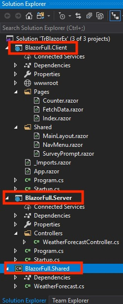 Blazor full client